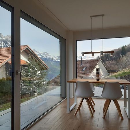 Apartment Panorama Am Walensee In Neubau-Villa Obstalden エクステリア 写真